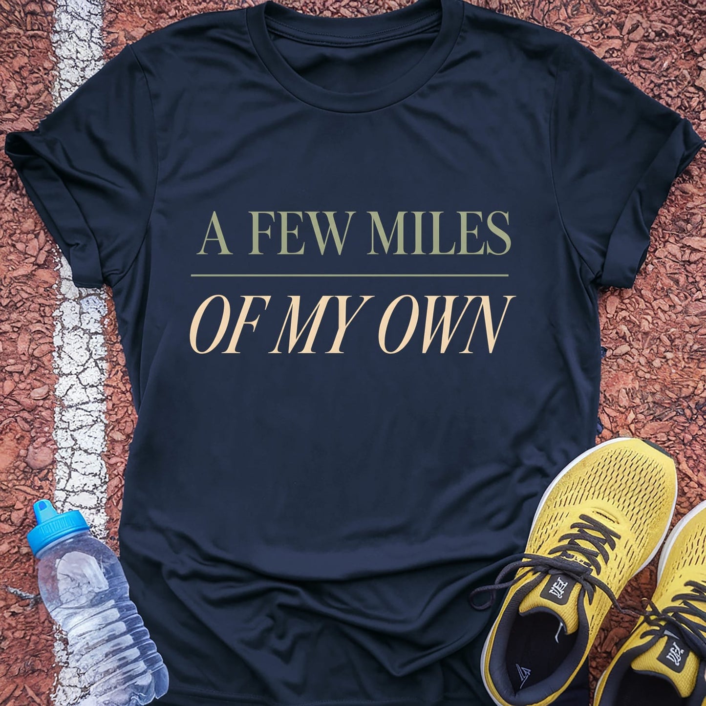 Miles of My Own t-shirt — Navy