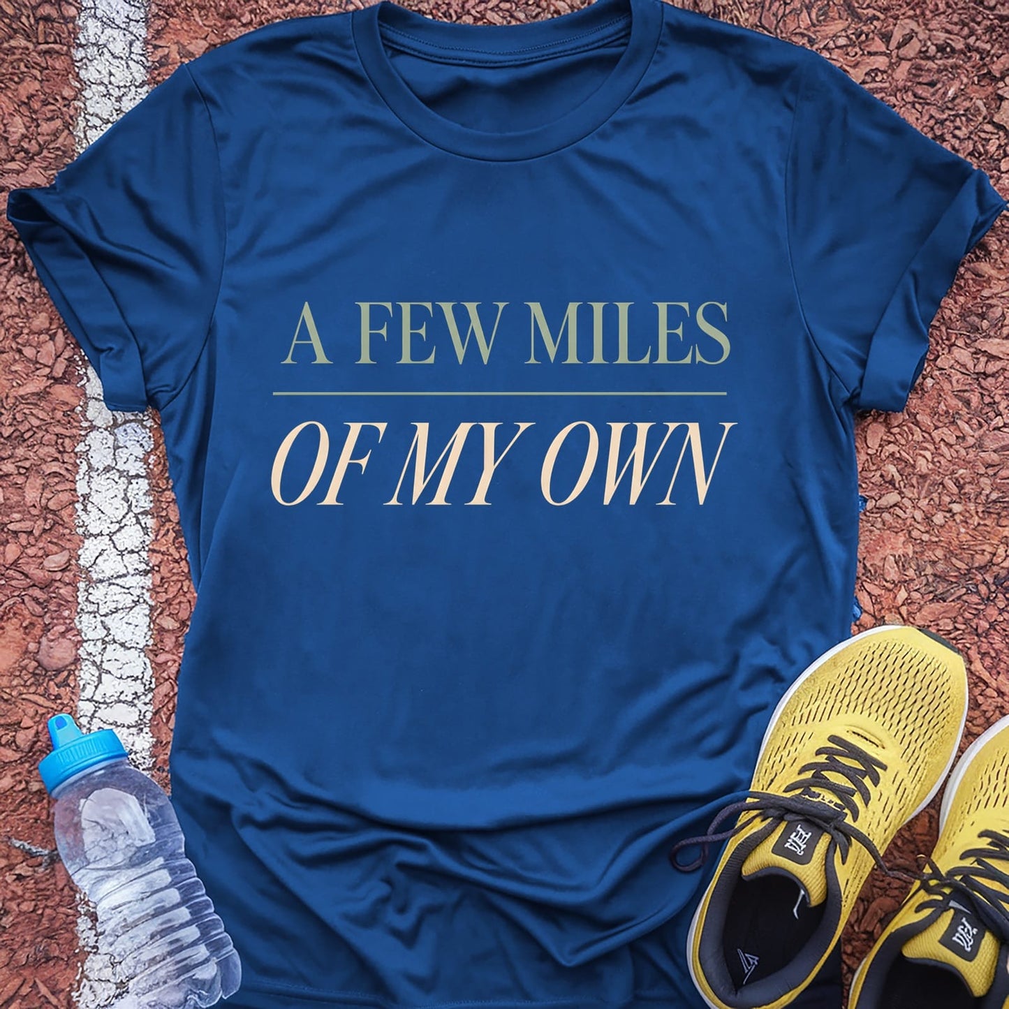 Miles of My Own t-shirt — Royal