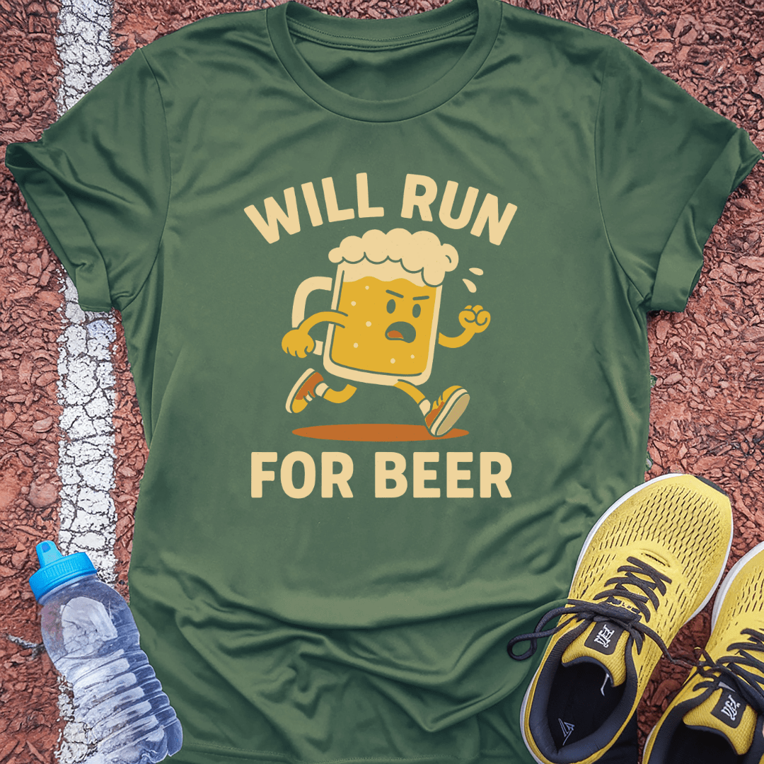 Will Run for Beer T-Shirt