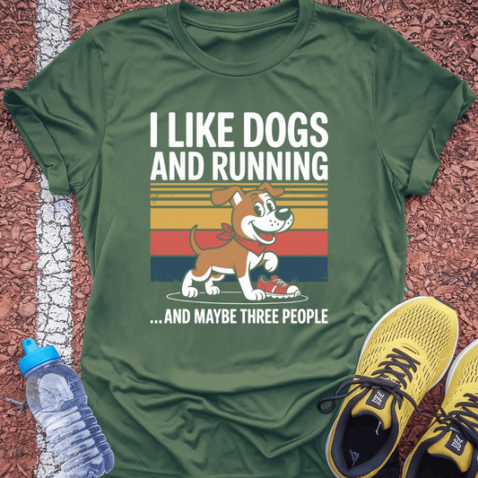 Dogs and 3 People T-Shirt