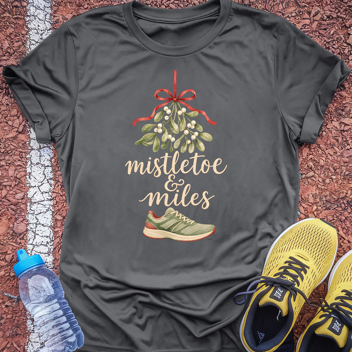 Mistletoe & Miles T-Shirt - Charcoal