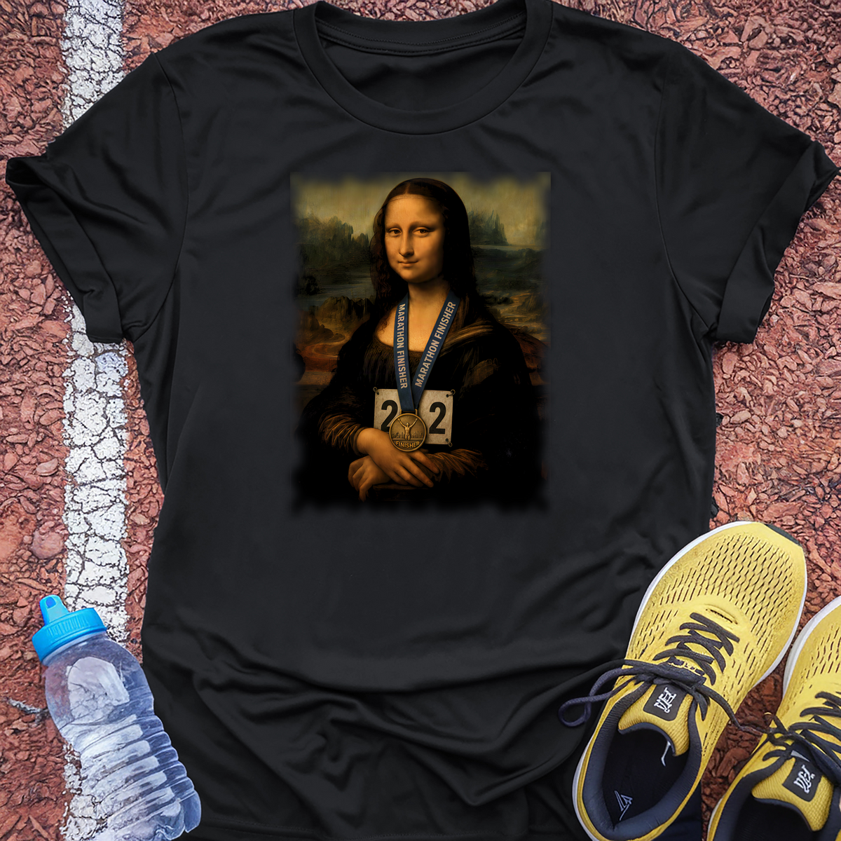 Mona Lisa Finisher T-Shirt - Black