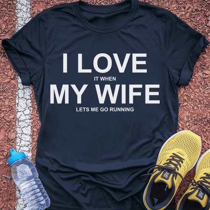 Love My Wife Tech Tee
