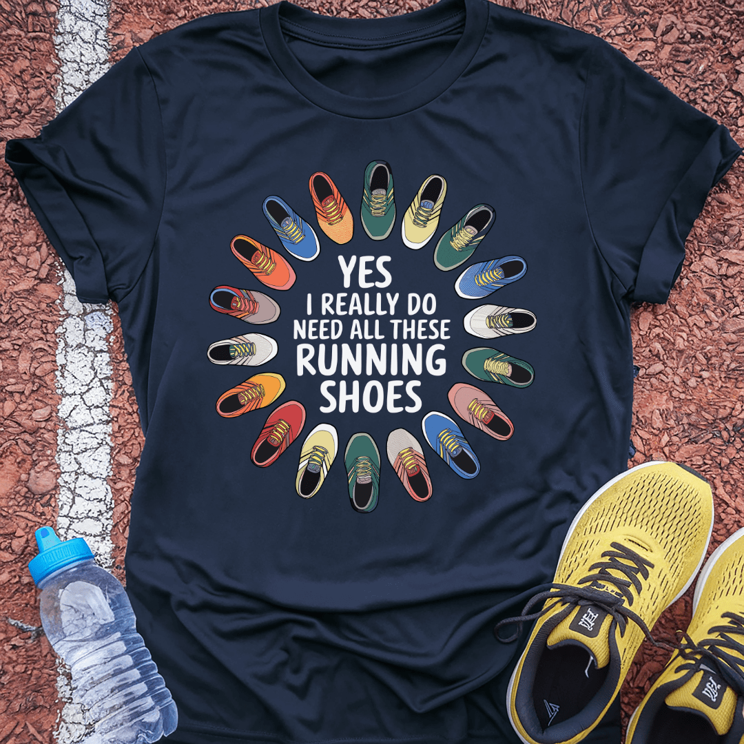 Running Shoes Tech Tee
