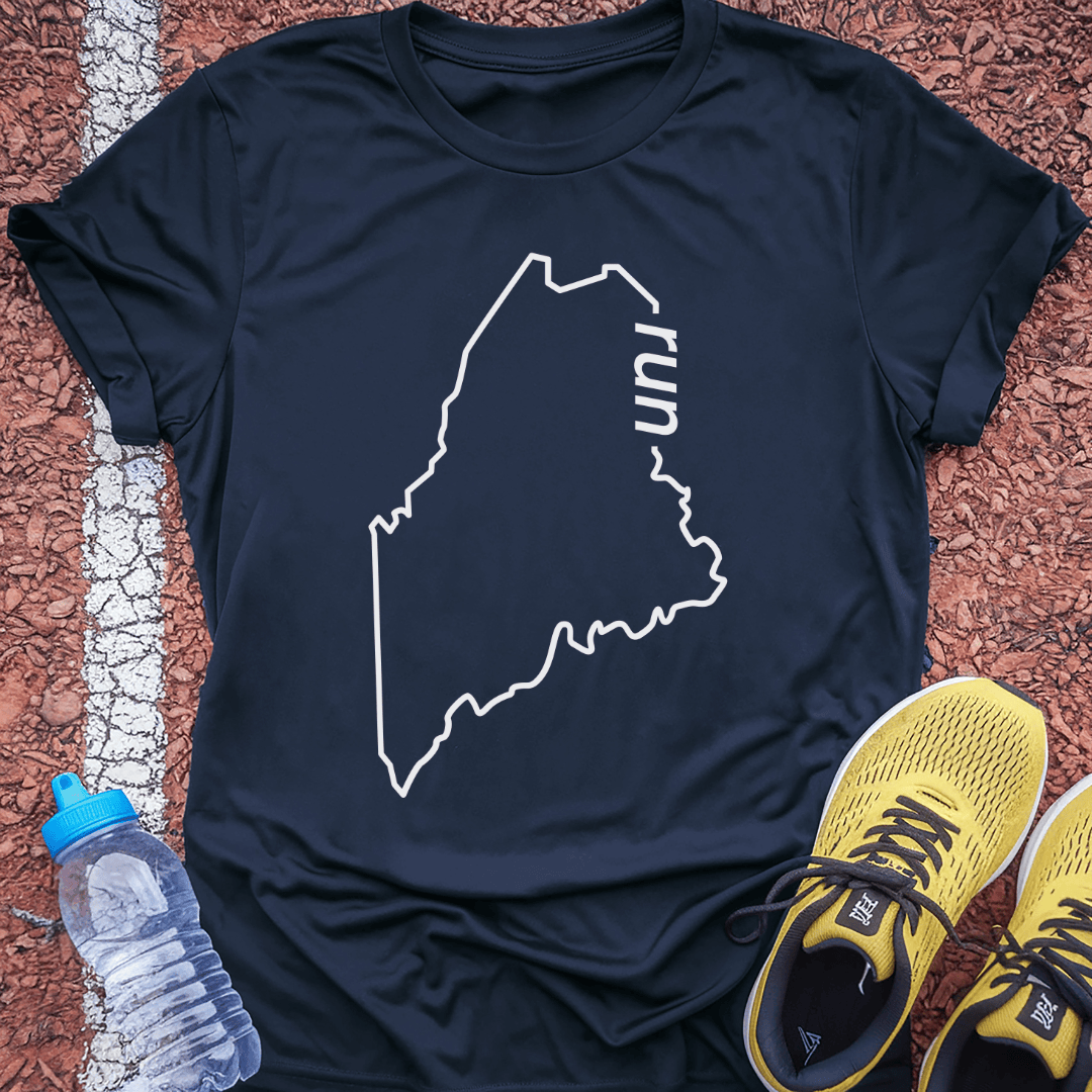 Run Maine Tech Tee