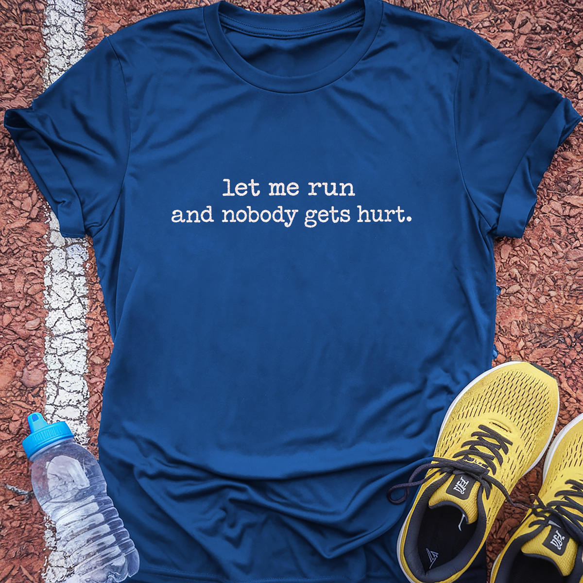 Nobody Gets Hurt T-Shirt - Royal