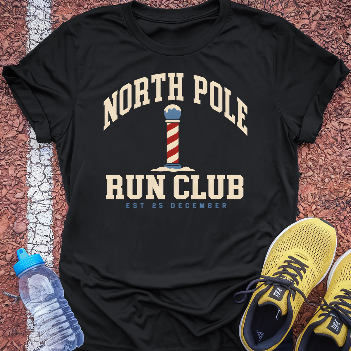 North Pole Run Club T-Shirt - Black