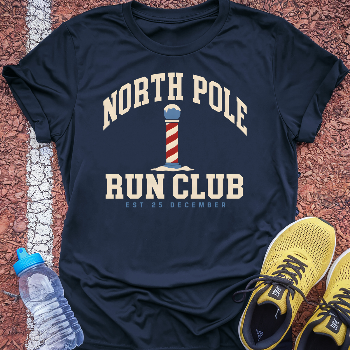 North Pole Run Club T-Shirt - Navy