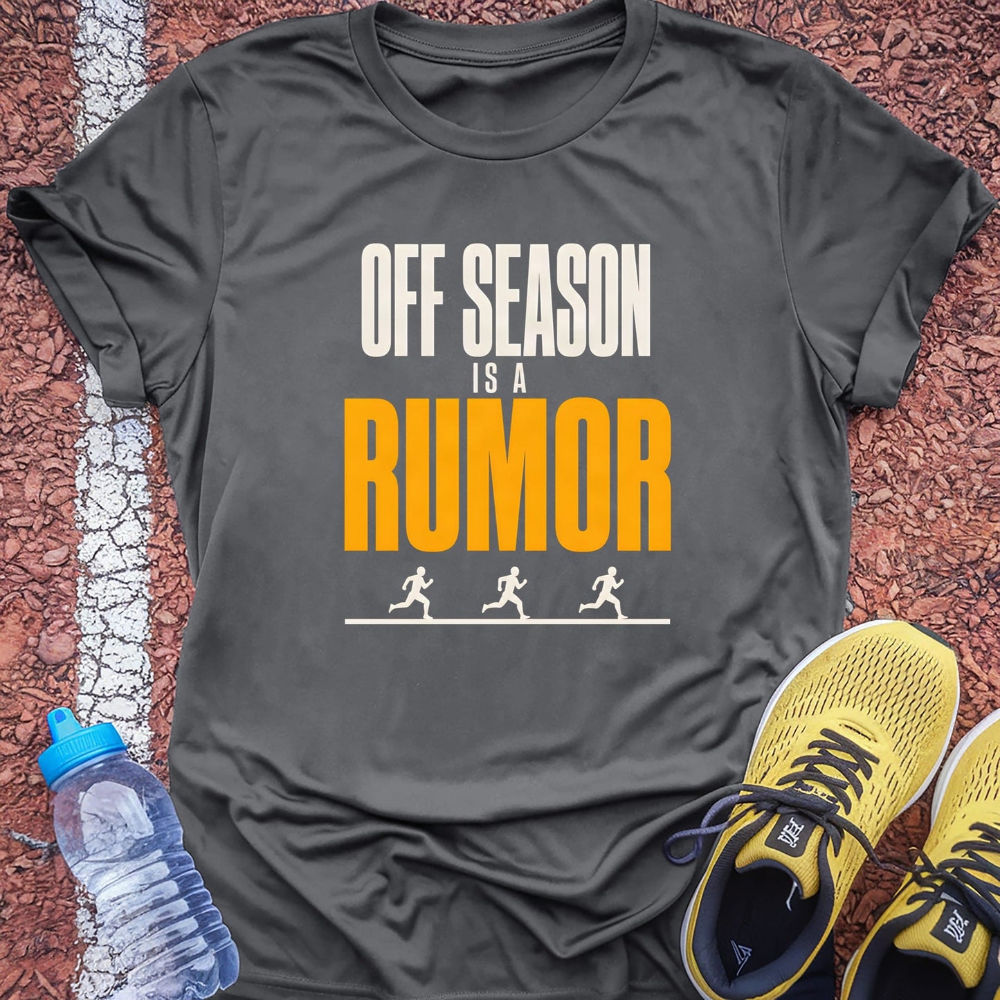 Off Season Is a Rumor t-shirt — Charcoal