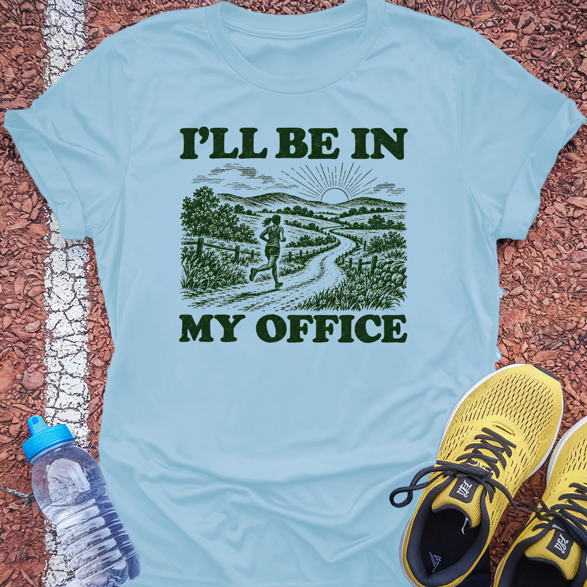 Office Hours T-Shirt - Light Blue