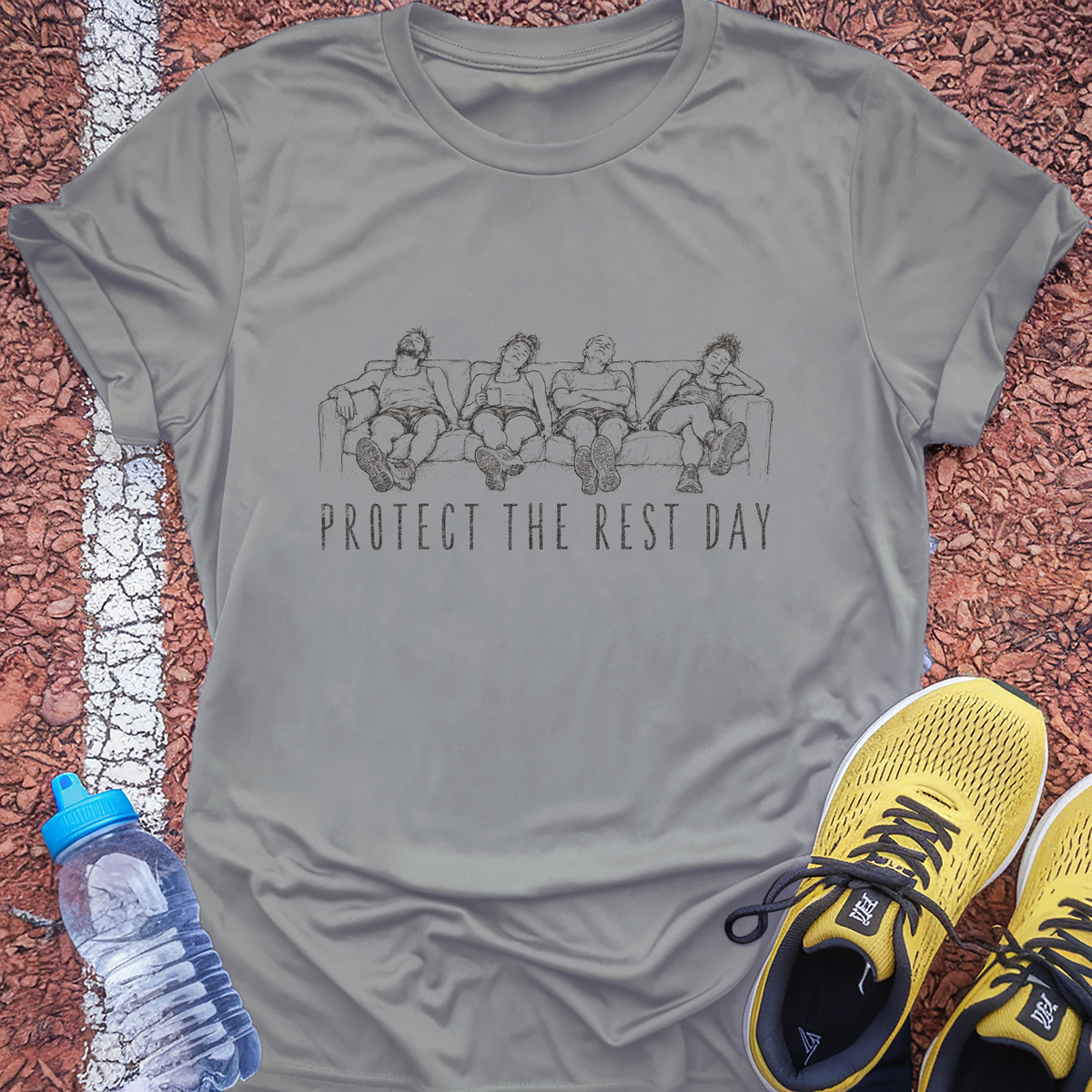 Protect the Rest Day T-Shirt - Sport Grey