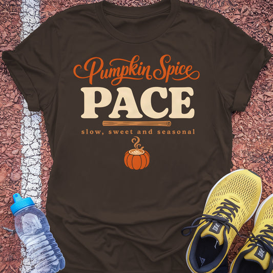 Pumpkin Spice Pace T-Shirt - Dark Chocolate