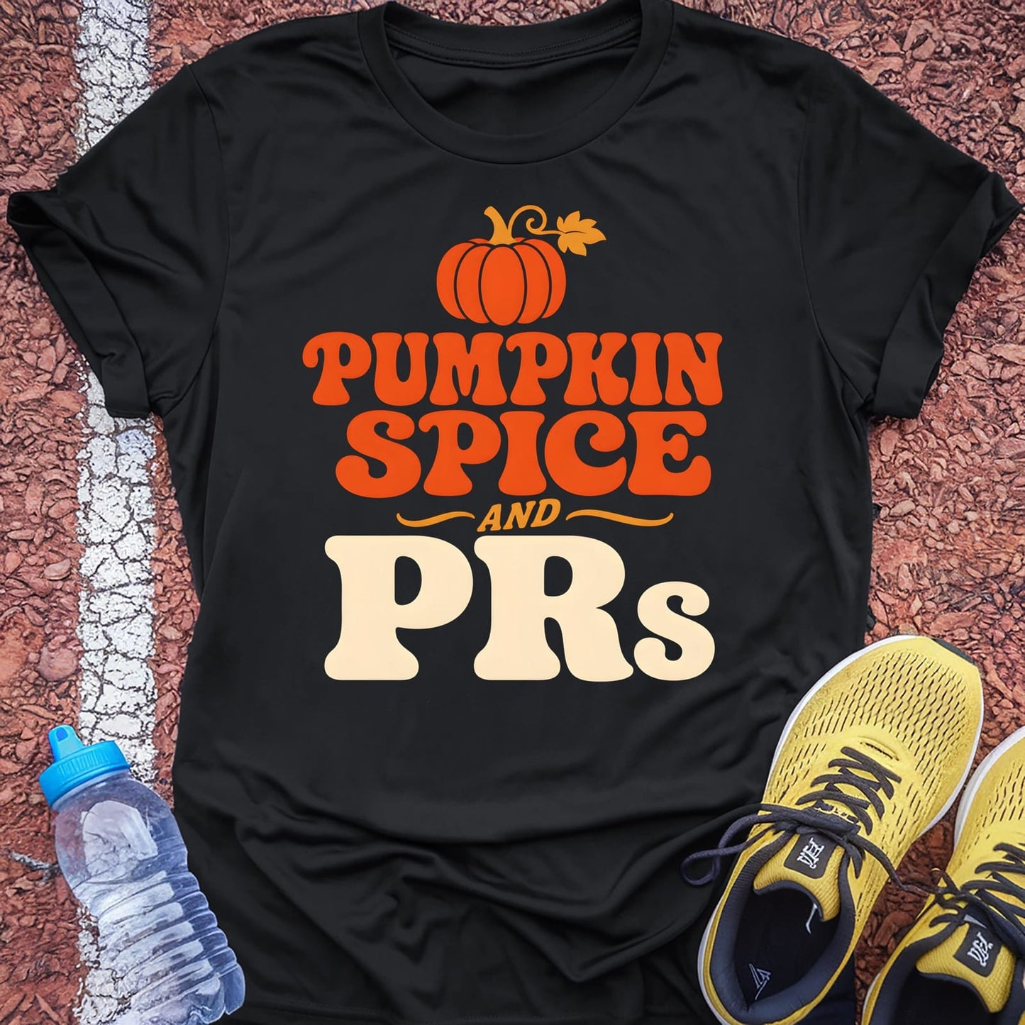 Pumpkin Spice and PRs T-Shirt - Black