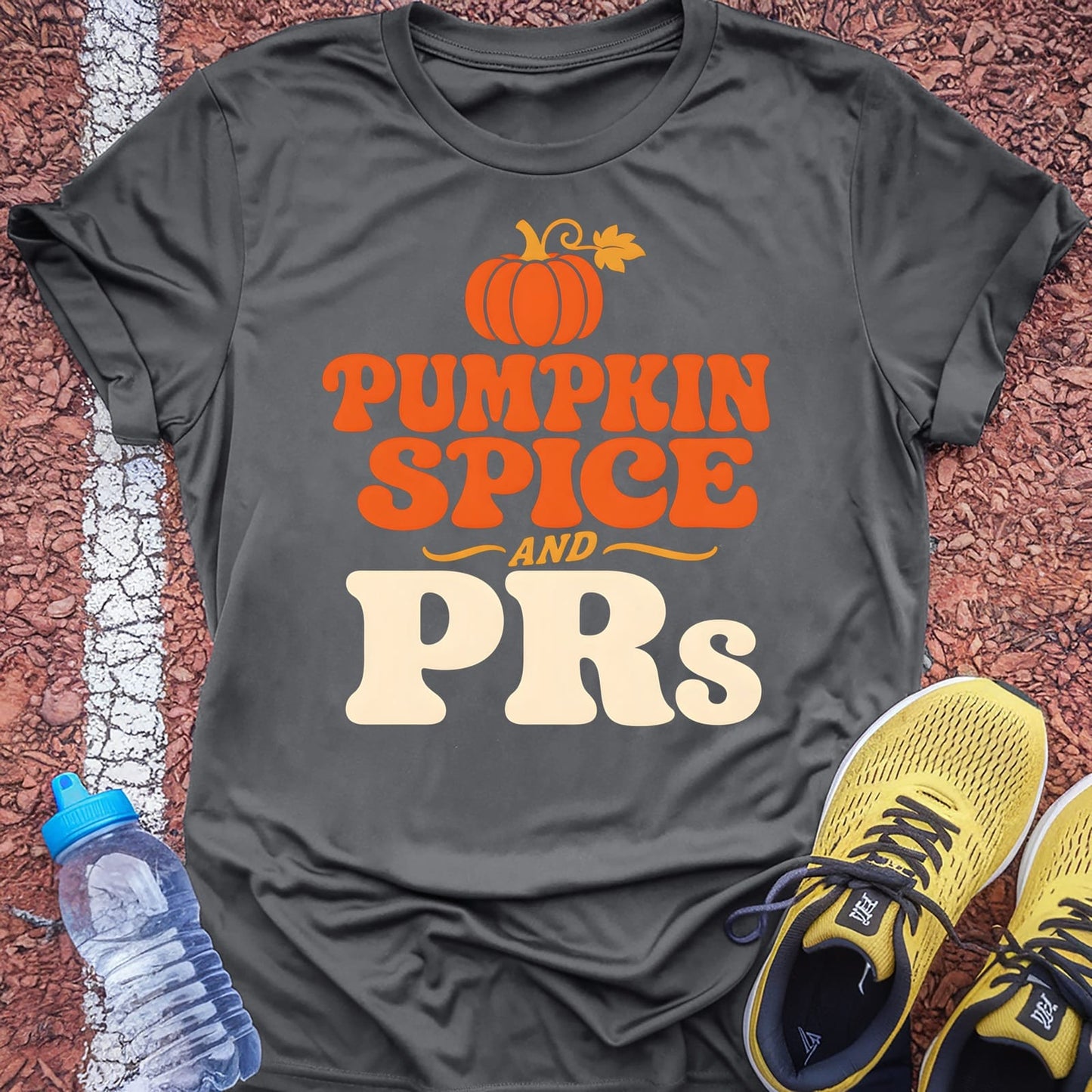 Pumpkin Spice and PRs T-Shirt - Charcoal