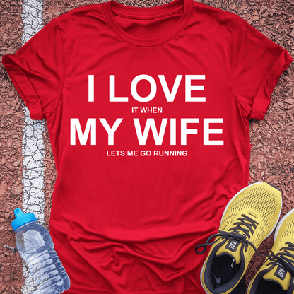 Love My Wife Tech Tee