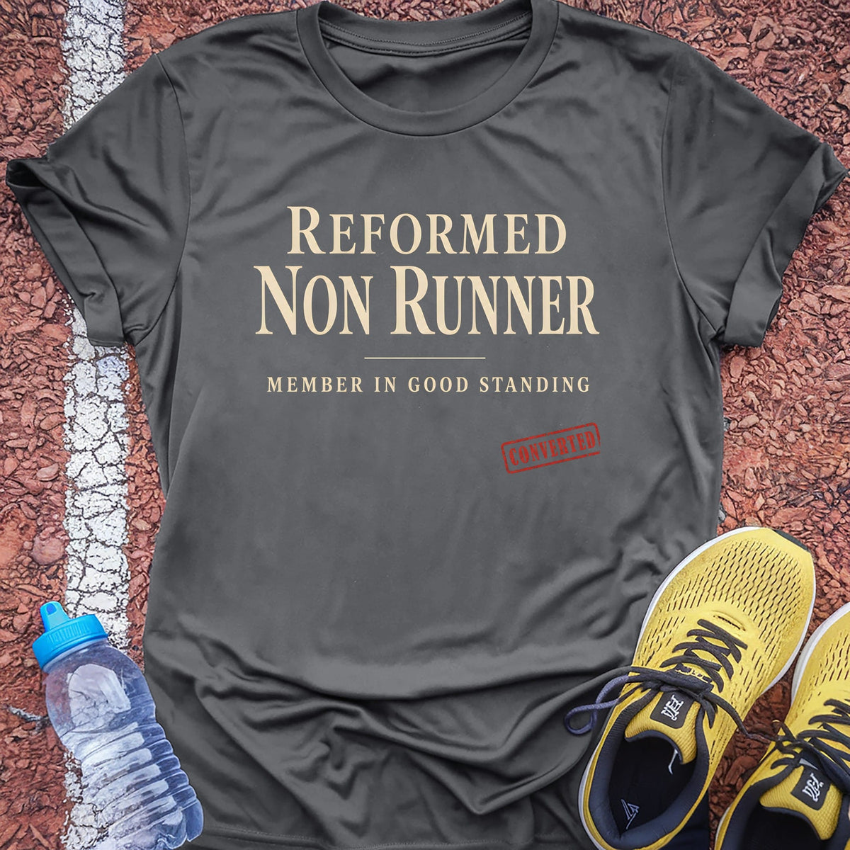 Reformed Non Runner t-shirt — Charcoal
