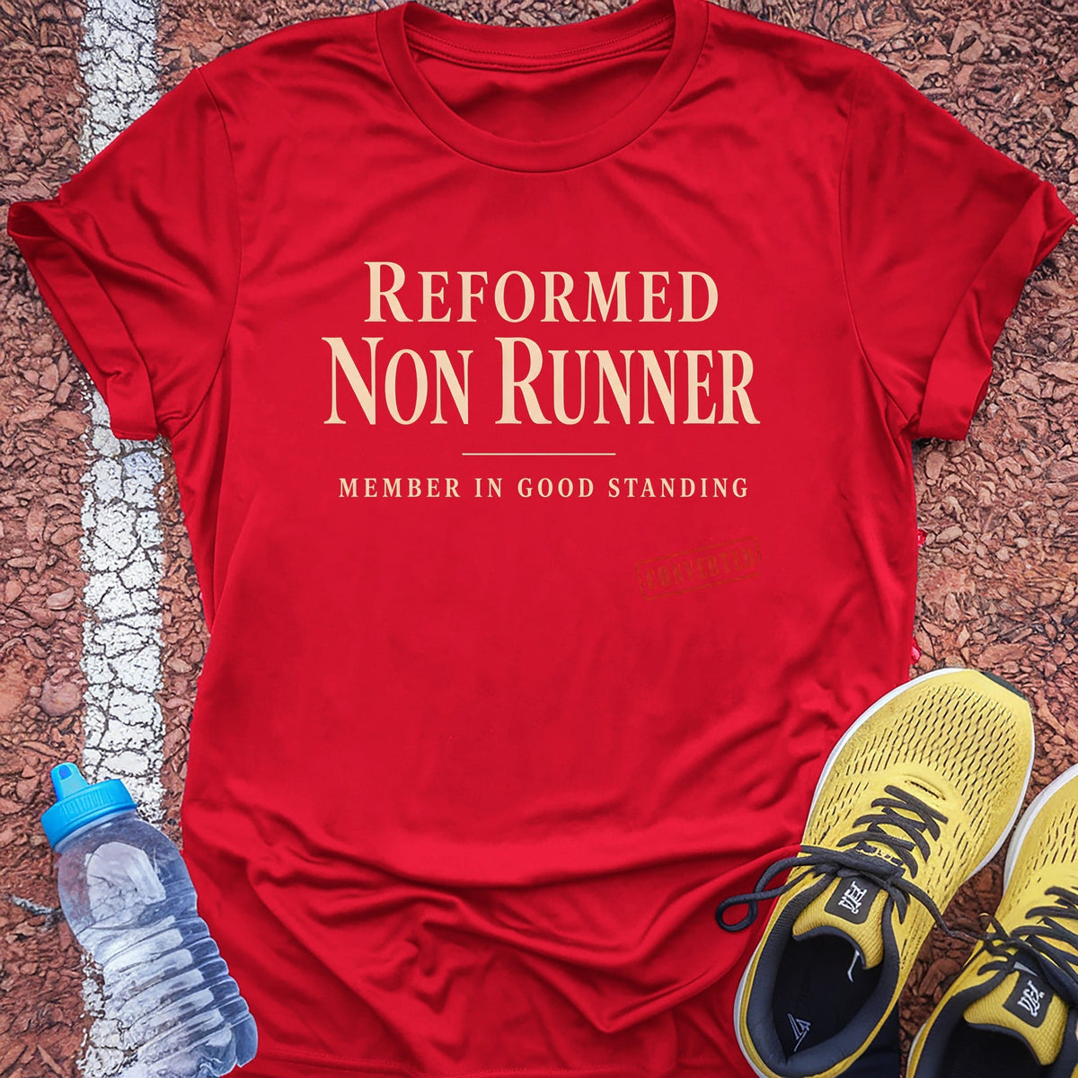 Reformed Non Runner t-shirt — Red