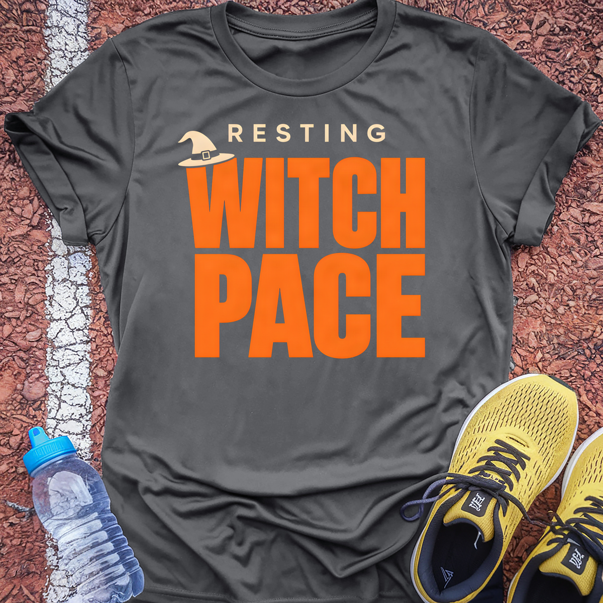 Resting Witch Pace T-Shirt - Charcoal