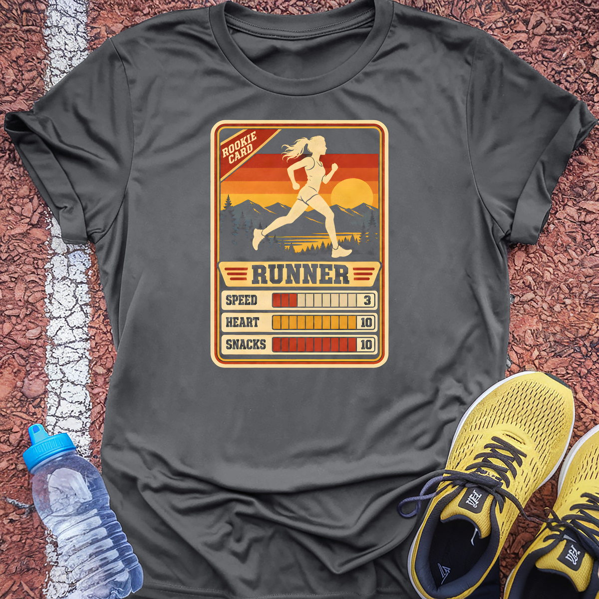 Rookie Card T-Shirt - Charcoal
