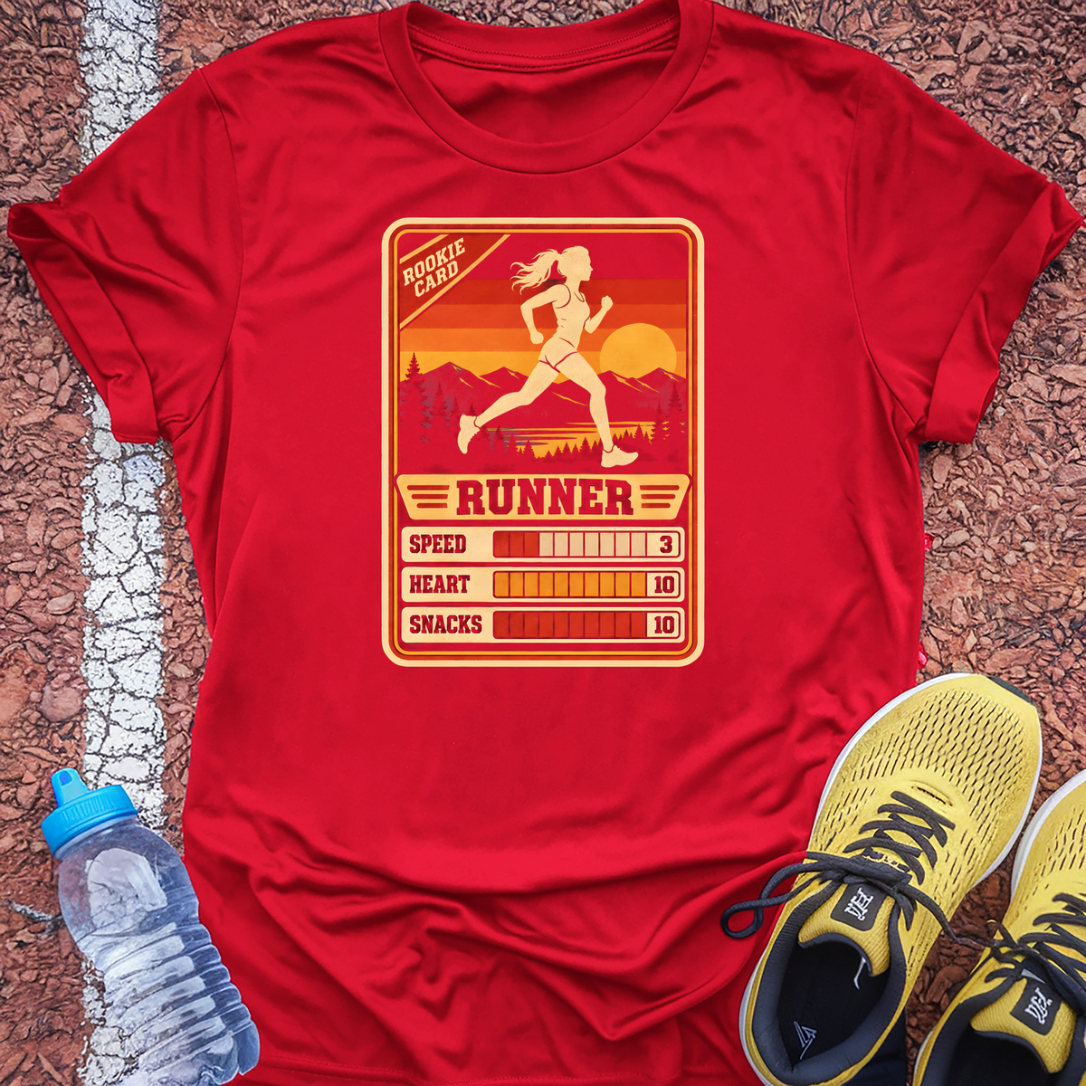 Rookie Card Tech Tee - True Red