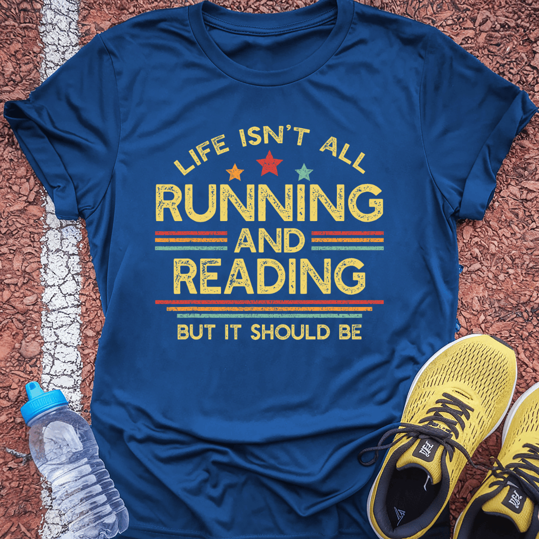 Running & Reading Tech Tee