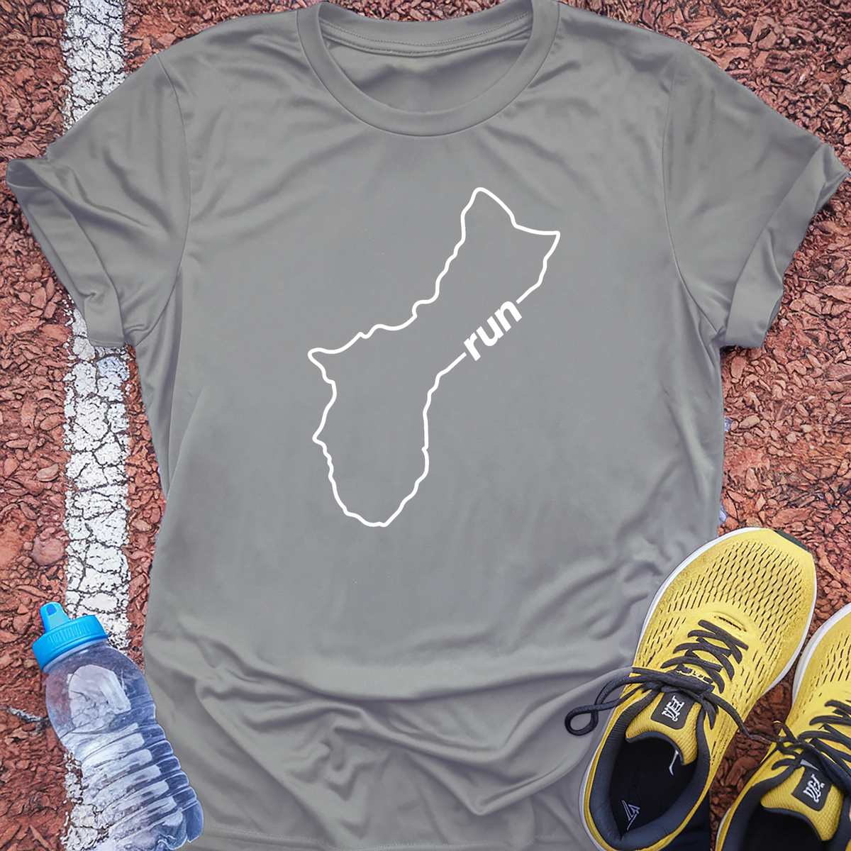 Run Guam - Sport Grey