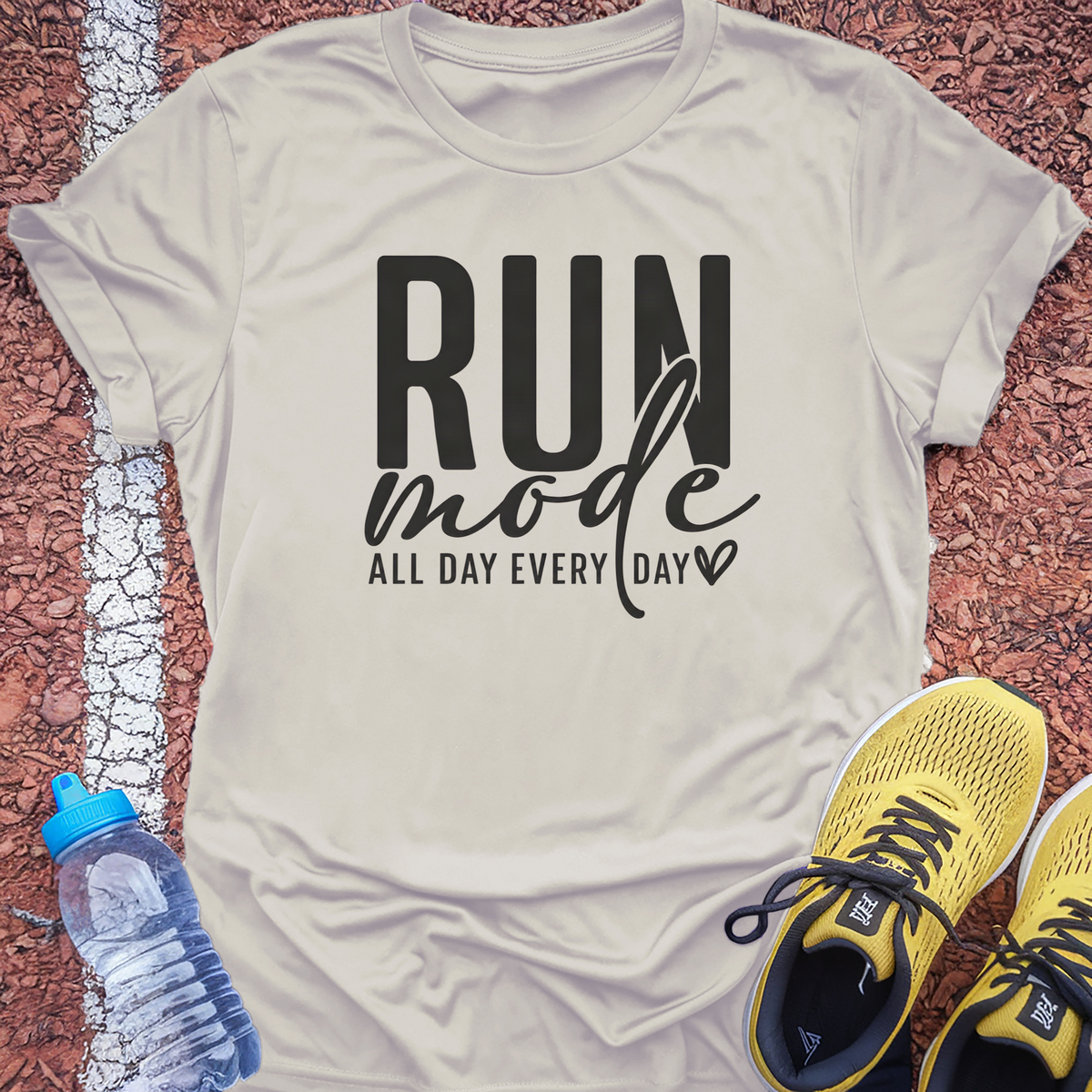 Run Mode T-Shirt - Ice Grey