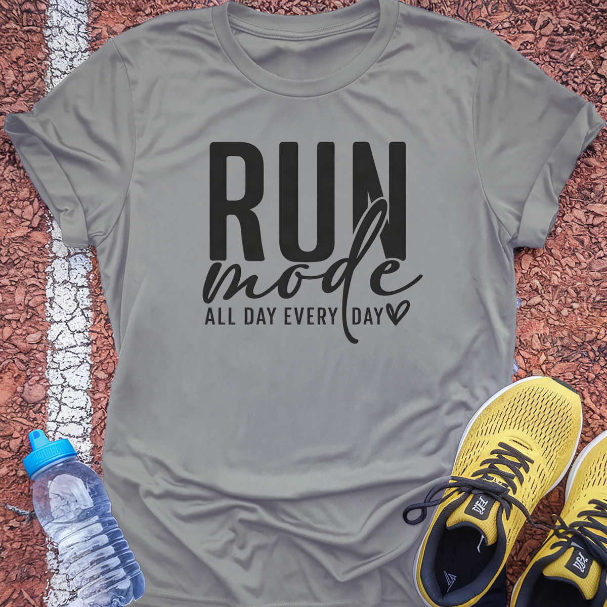 Run Mode T-Shirt - Sport Grey