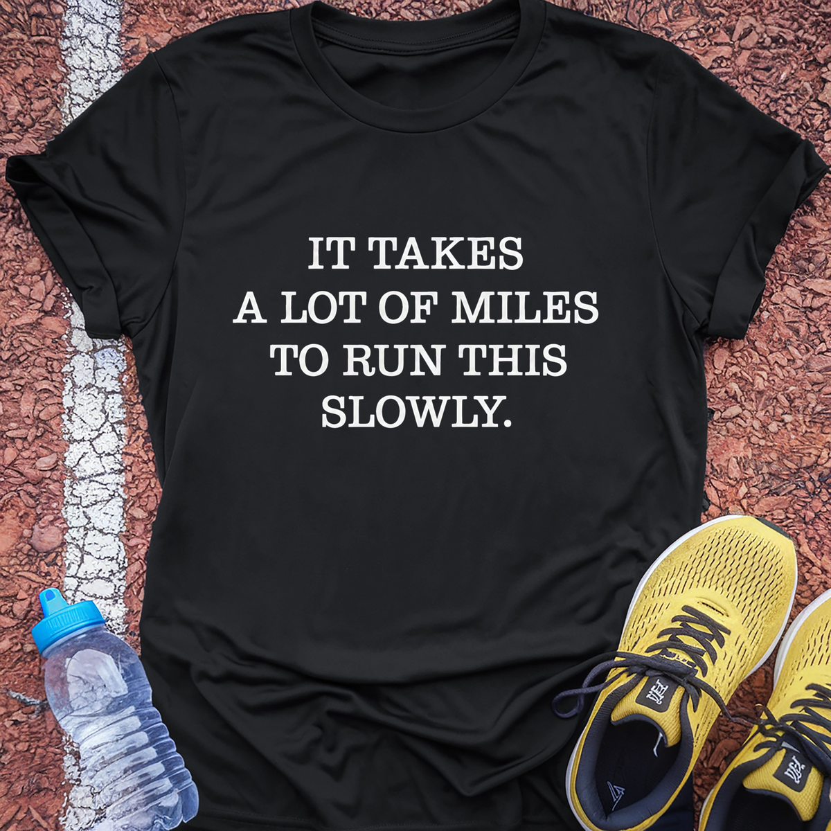 Run This Slowly T-Shirt - Black