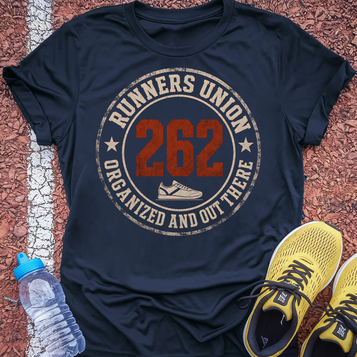 Runners Union 262 t-shirt — Navy