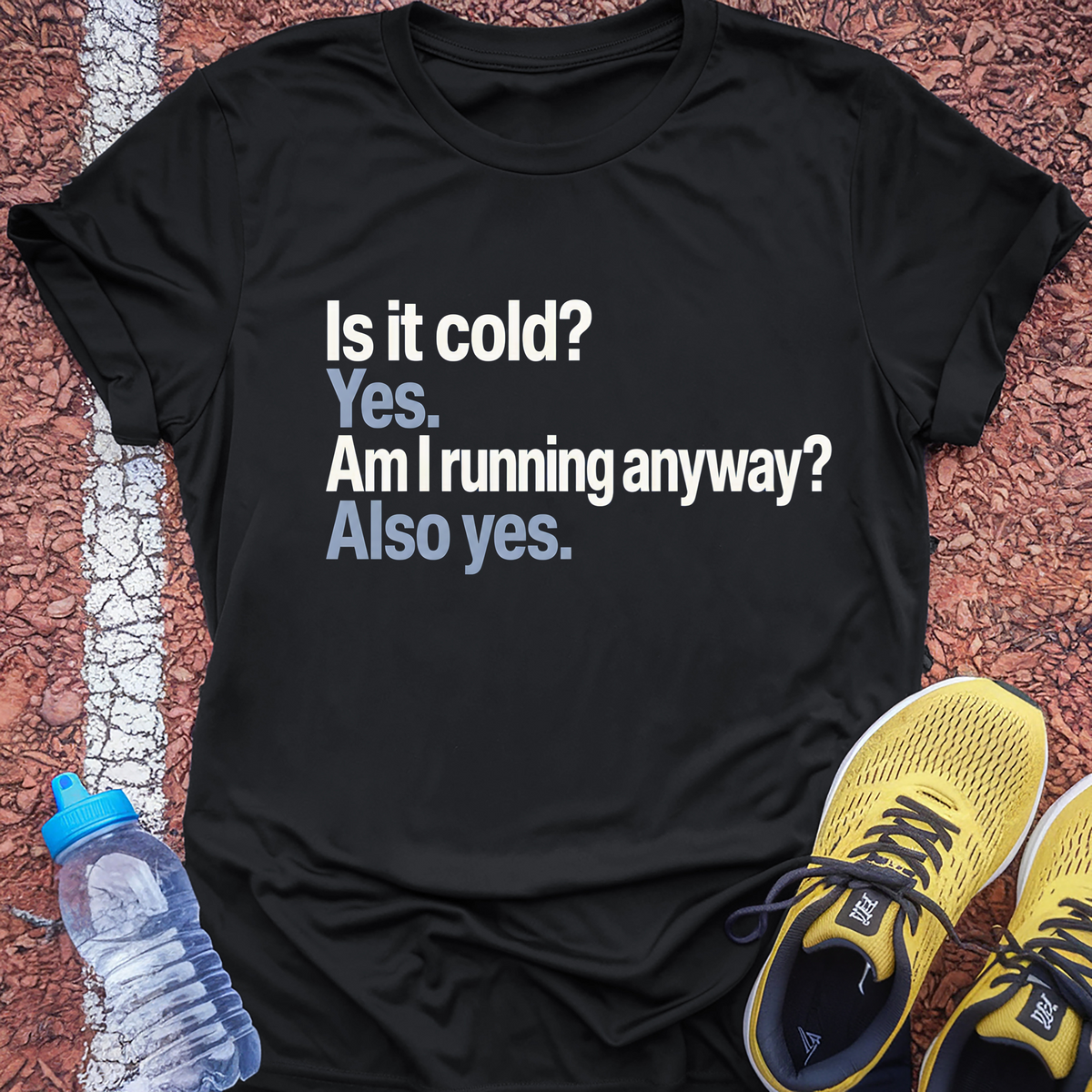Running Anyway T-Shirt - Black