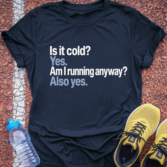 Running Anyway T-Shirt - Navy