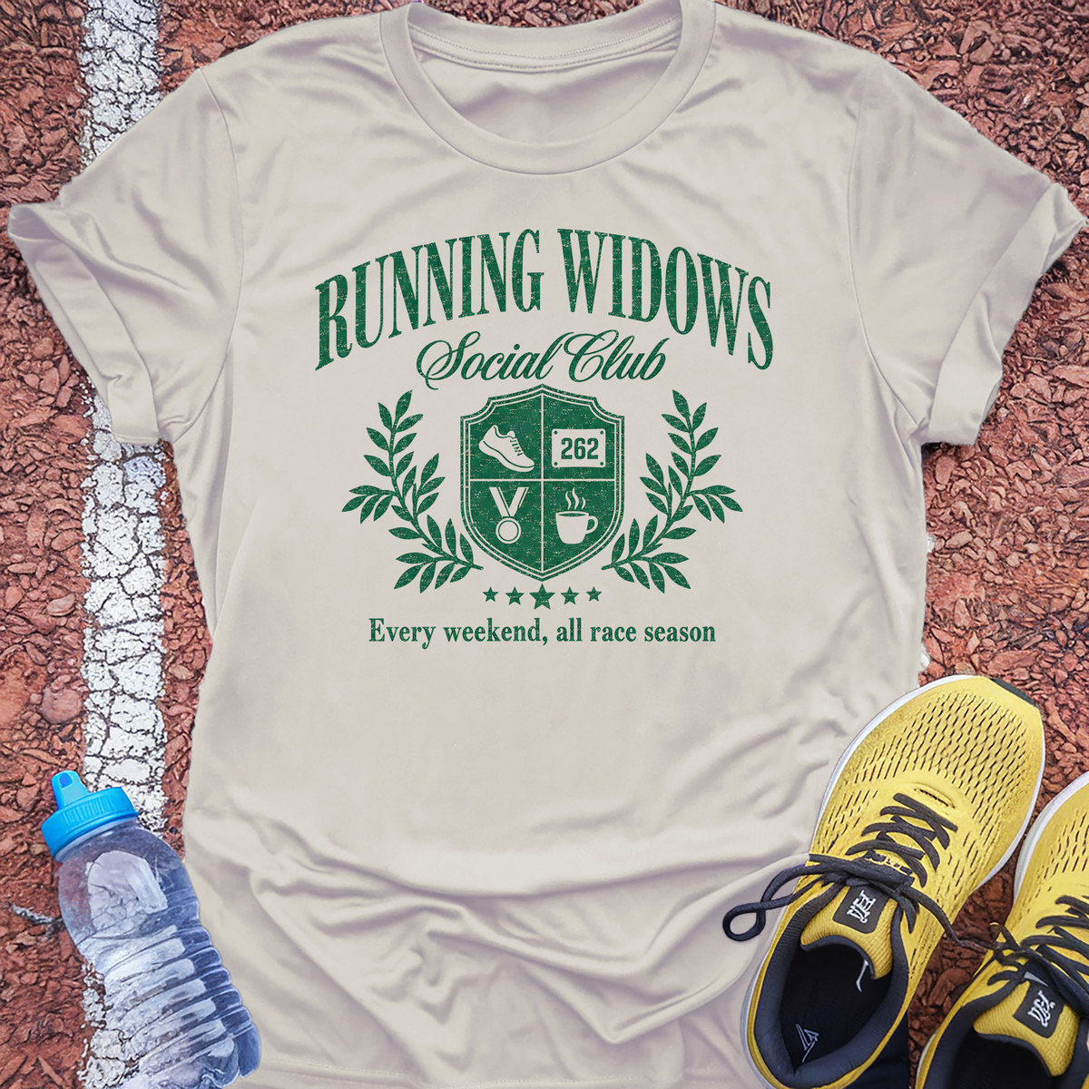 Running Widows T-Shirt - Ice Grey