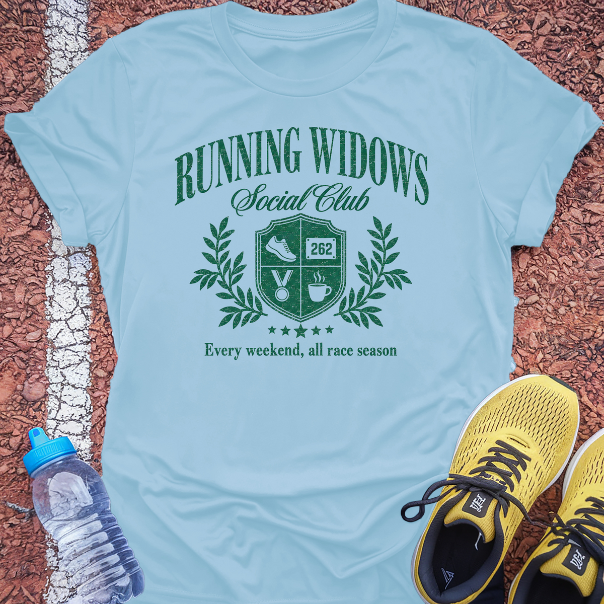 Running Widows T-Shirt - Light Blue