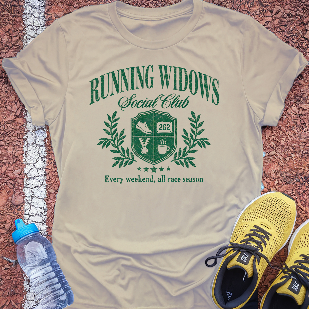 Running Widows T-Shirt - Sand