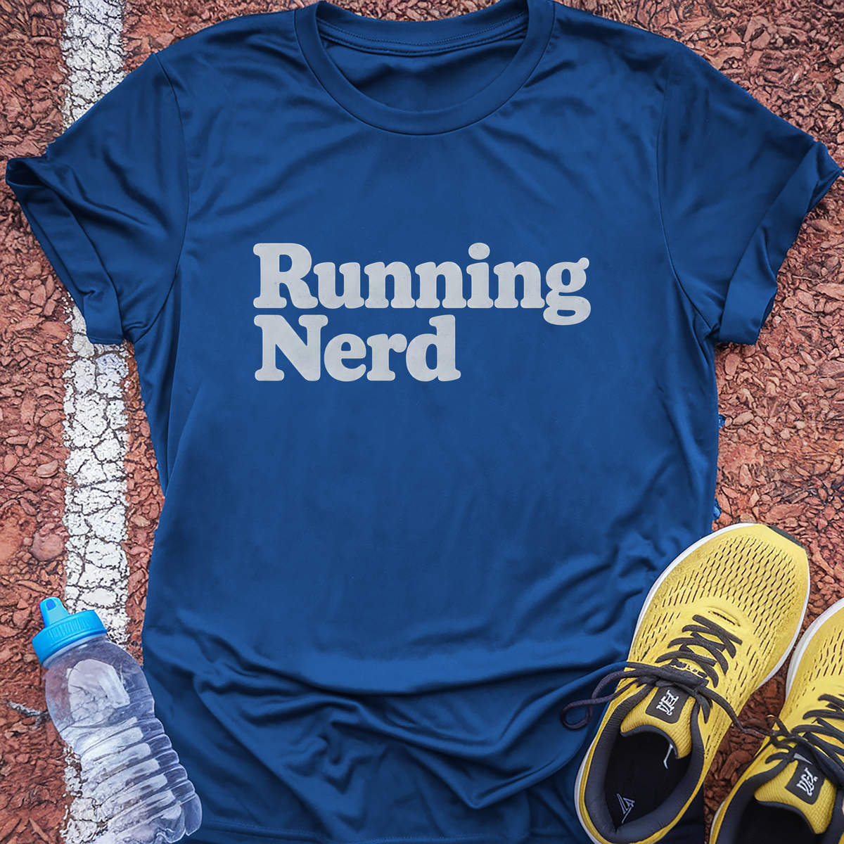 Running Nerd T-Shirt - Royal