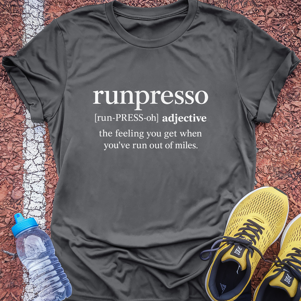 Runpresso T-Shirt - Charcoal