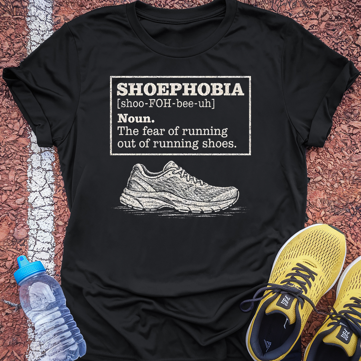 Shoephobia T-Shirt - Black