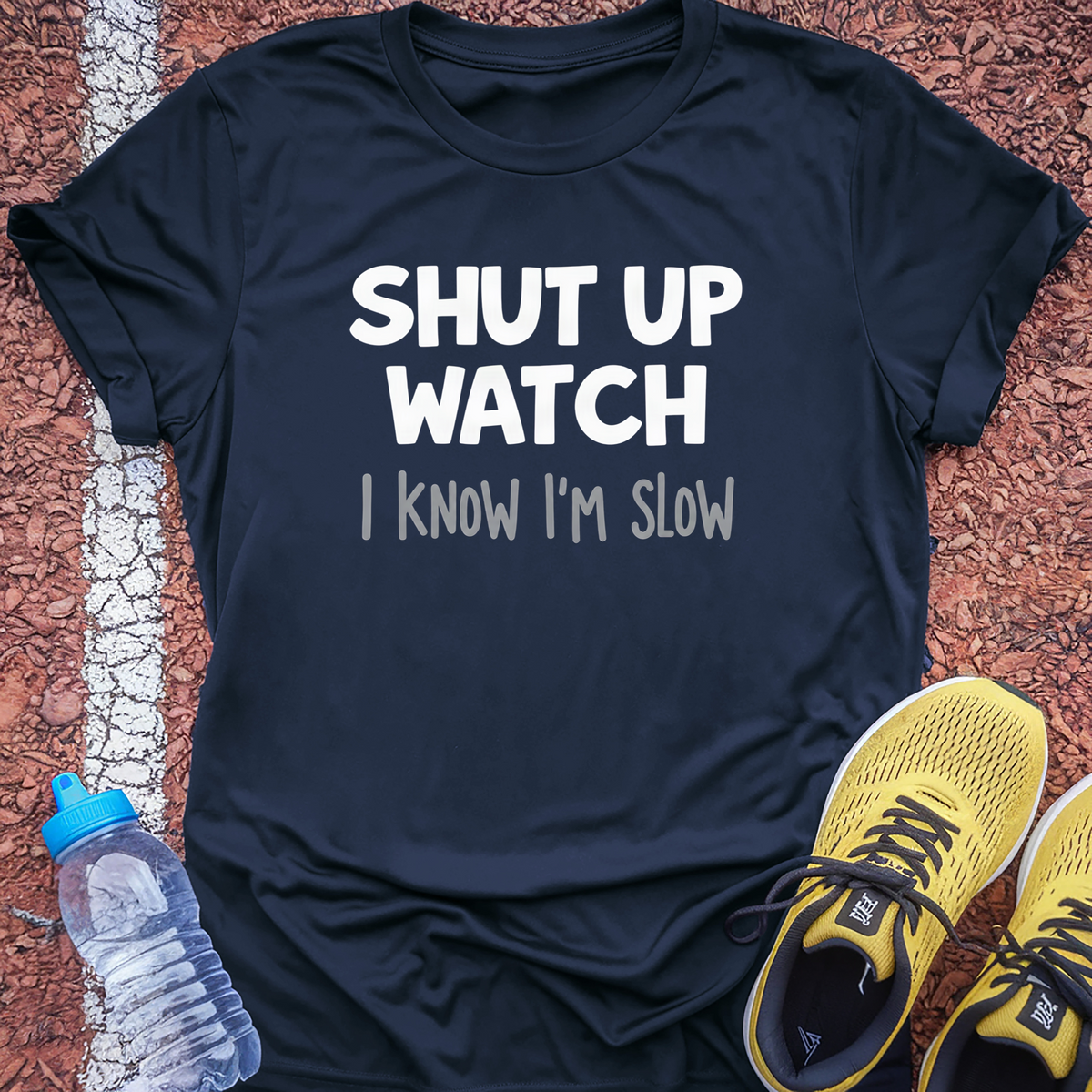 Shut Up Watch T-Shirt - Navy