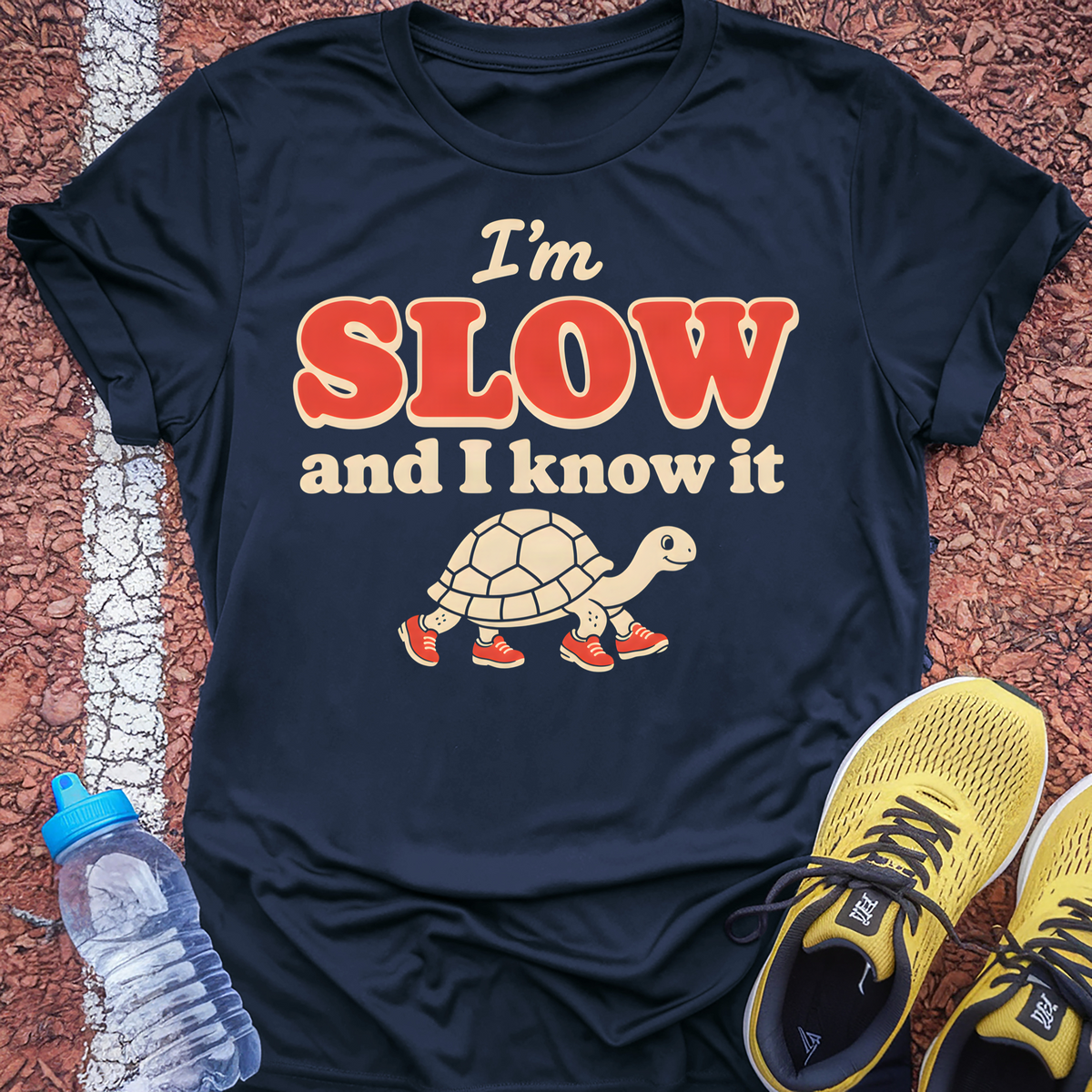 Slow and I Know It T-Shirt - Navy