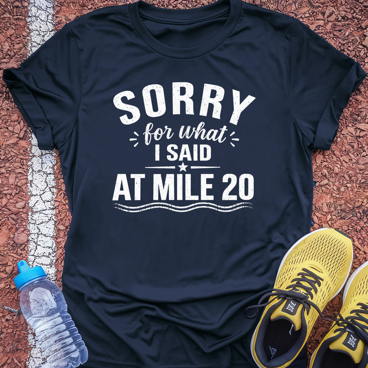 Sorry Mile 20 T-Shirt - Navy