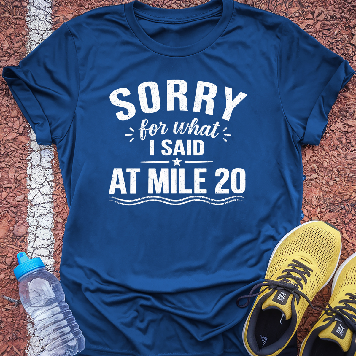 Sorry Mile 20 T-Shirt - Royal