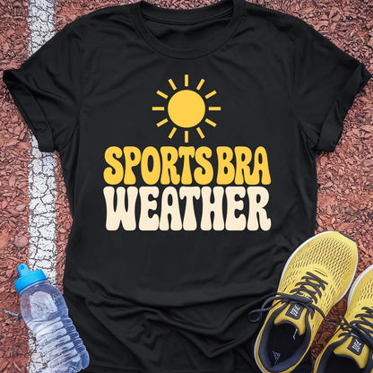 Sports Bra Weather t-shirt — Black