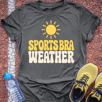 Sports Bra Weather t-shirt — Charcoal