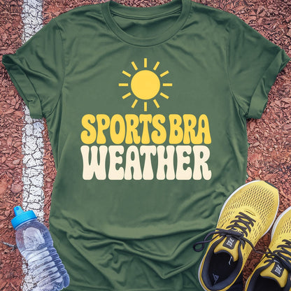 Sports Bra Weather t-shirt — Military Green