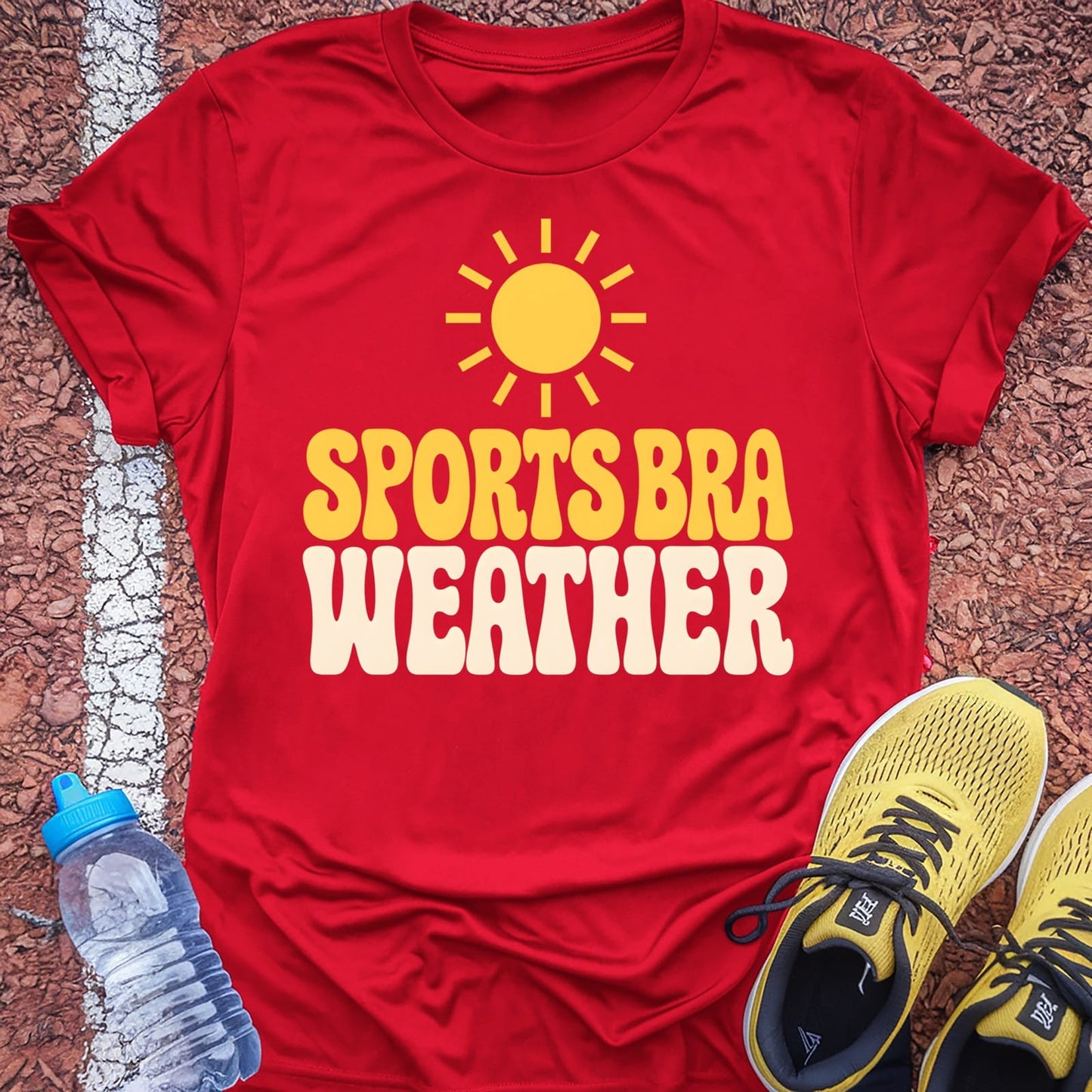 Sports Bra Weather t-shirt — Red