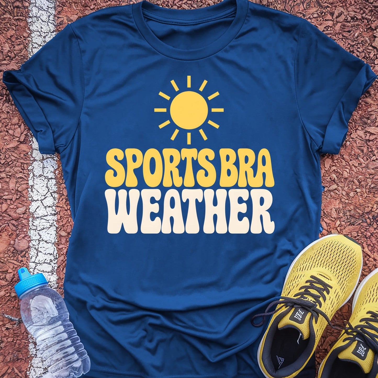 Sports Bra Weather t-shirt — Royal