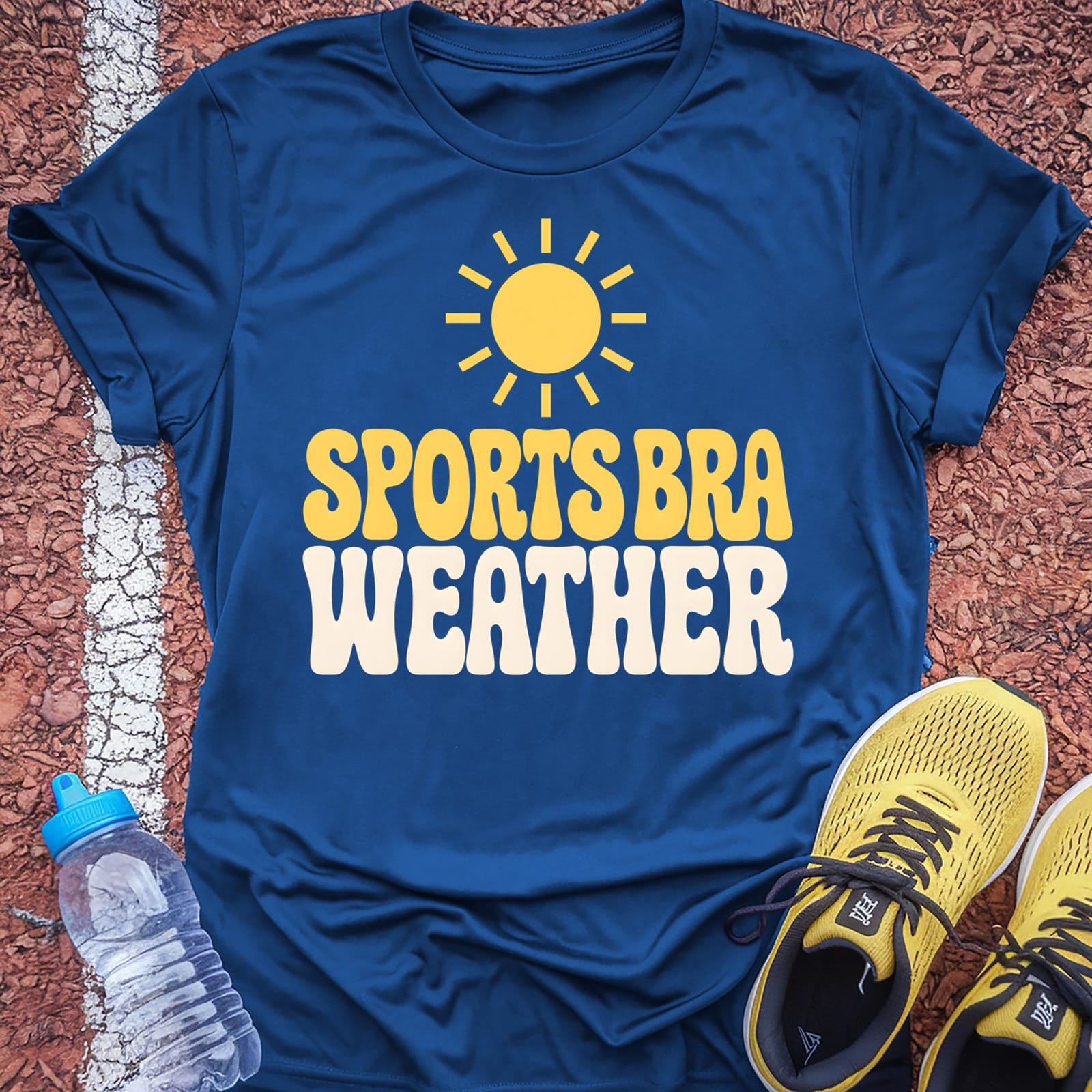 Sports Bra Weather t-shirt — Royal