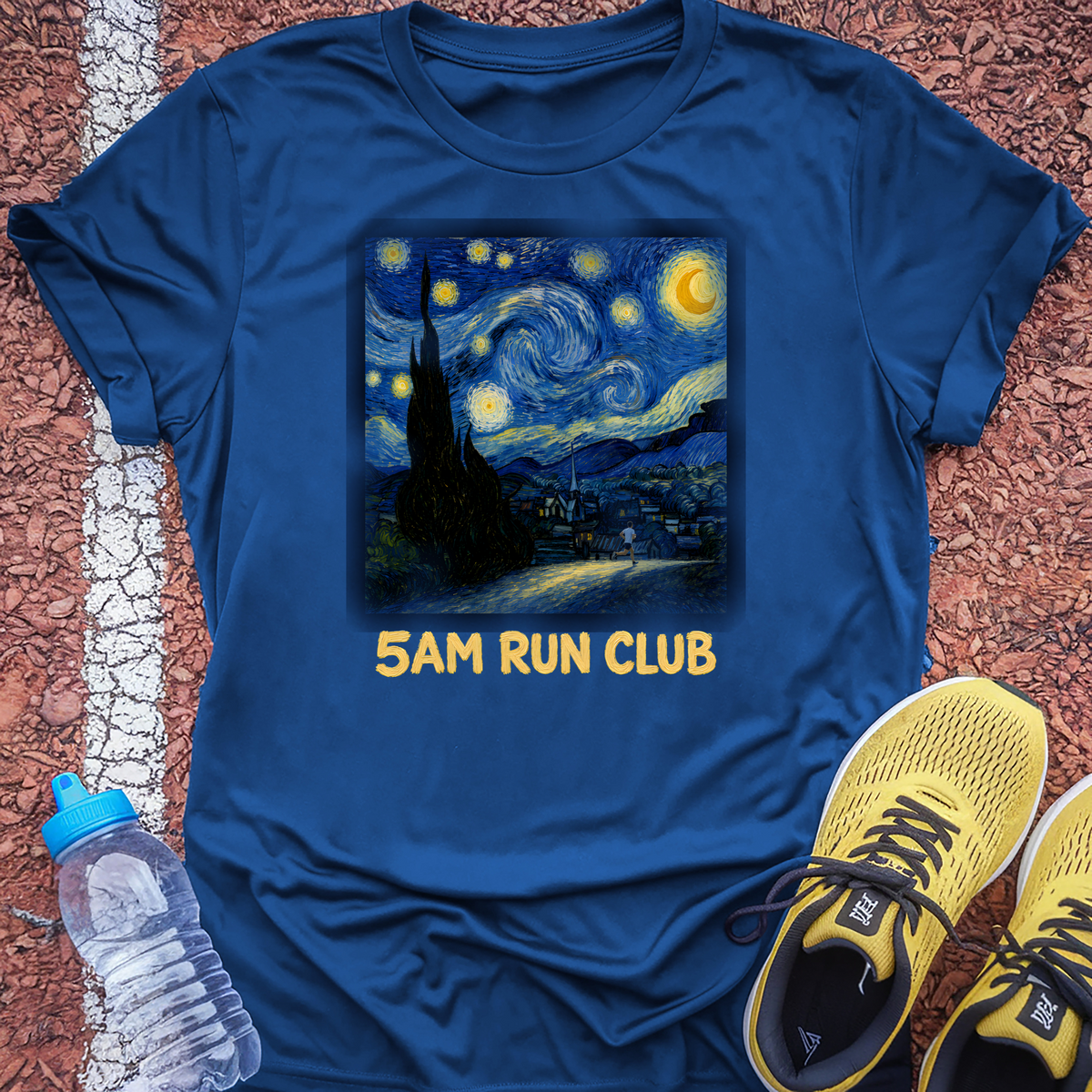 Starry Night Run T-Shirt - Sapphire