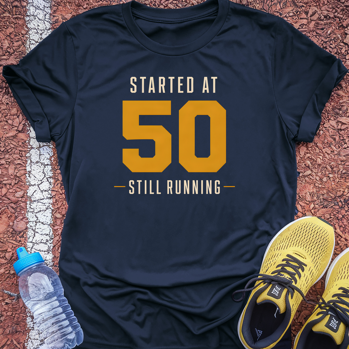 Started at 50 T-Shirt - Navy